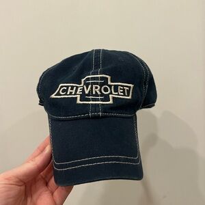 Vintage Chevrolet Navy Blue Cap